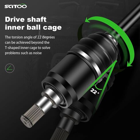 SCITOO CV عمود المحور الجمعية الجبهة اليمنى لهوندا بايونير 700 2014-2019 44200-HL3-A41 in Saudi Arabia