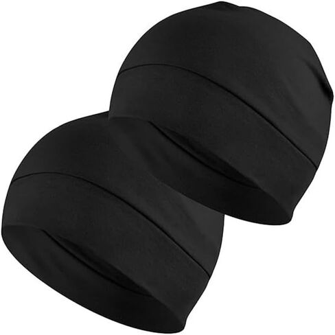 Unisex Beanie 2-Pack, Breathable & Fast-Drying Cap, Cuffed Knit Hat for Sports & Outdoor in Saudi Arabia