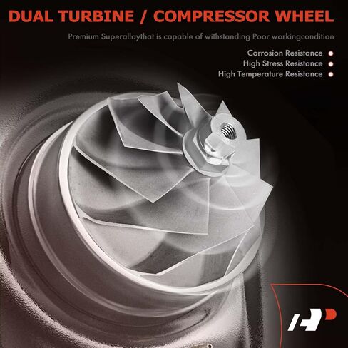 A-Premium Turbo Turbocharger Kit Compatible with Dodge 2003-2004 Ram 2500 Ram 3500 L6 5.9 in Saudi Arabia