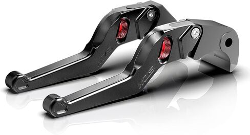 MZS Black Motorcycle Brake Clutch Levers Short Wheel Adjustable Compatible with C50 S83 VN1500 VN1600 ZRX1100 ZRX1200 ZG1000 ZX11 ZX7R Tiger 1200 XR Explorer VL800 VL1500 in Saudi Arabia