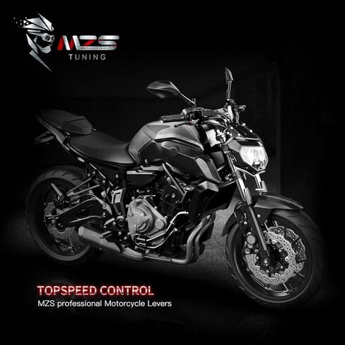 MZS Black Motorcycle Brake Clutch Levers Short Wheel Adjustable Compatible with C50 S83 VN1500 VN1600 ZRX1100 ZRX1200 ZG1000 ZX11 ZX7R Tiger 1200 XR Explorer VL800 VL1500 in Saudi Arabia