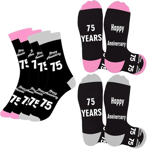 Liomxase 1 Year Anniversary Wedding Gifts for Women Men - 2pcs Matching Socks,1st First One Year Paper Anniversary Couples Gifts for Him and Her,Romantic Gift for Boyfriend Girlfriend Husband Wife in Saudi Arabia