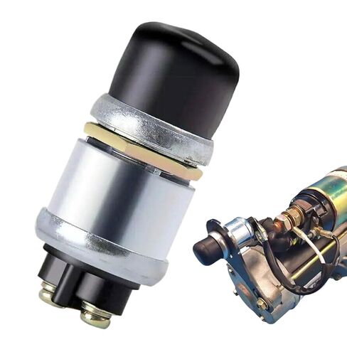 12V 60A Waterproof Push Button Momentary Switch, Car Boat Ignition Starter Switch, 6.2cm Length in Saudi Arabia