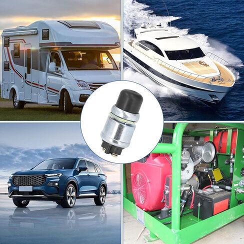 12V 60A Waterproof Push Button Momentary Switch, Car Boat Ignition Starter Switch, 6.2cm Length in Saudi Arabia