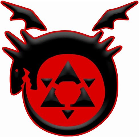 Bargain Max Decals Full Metal Red Alchemist Anime Homunculus Window Laptop Car Sticker 5.5" in Saudi Arabia