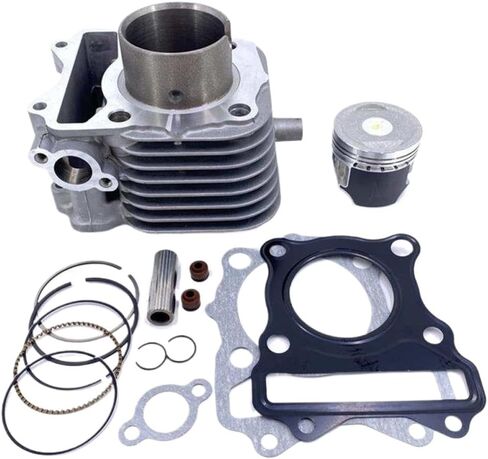 Motorcycle Cylinder Kit With Piston And Pin Ring 125 Cc Compatible With Haojue UA125 UA125T UA 125 UA125T-A UA125XQ 34H0 34H2 in Saudi Arabia