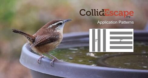 تصادم | شريط عاكس للطيور للنوافذ (3/4 بوصة × 40 بوصة - يغطي 2 إلى 3 نوافذ) | شارات النوافذ لمنع ضربات الطيور للنوافذ | أبيض in Kuwait