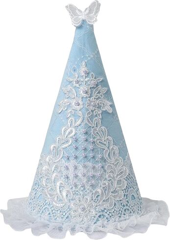 قبعة هينين من الدانتيل من العصور الوسطى من ANINECT مع حجاب، غطاء رأس نسائي على شكل مخروطي للأميرة عصر النهضة in Kuwait