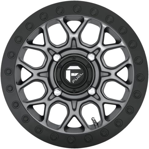 Fuel UTV D919 Tech Beadlock 15x7 4x156 +38mm Gunmetal Wheel Rim 15" Inch in Saudi Arabia