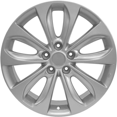 OE Wheels HY02 18 Inch Rims Fit Sonata Style 5x114.3 18x7.5 Gloss Silver - Hollander 70804 (Set of 4) in Saudi Arabia