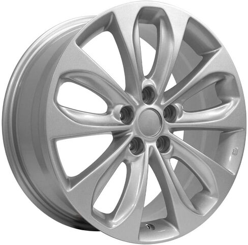 OE Wheels HY02 18 Inch Rims Fit Sonata Style 5x114.3 18x7.5 Gloss Silver - Hollander 70804 (Set of 4) in Saudi Arabia