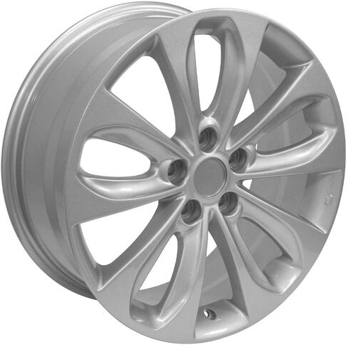 OE Wheels HY02 18 Inch Rims Fit Sonata Style 5x114.3 18x7.5 Gloss Silver - Hollander 70804 (Set of 4) in Saudi Arabia