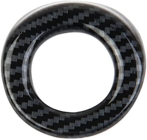 Korlot Carbon Fiber Engine Start Push Button Cover Trim for GMC Terrain 2018-2024 in Saudi Arabia
