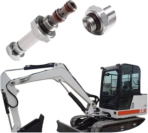 بكرة صمام الملف اللولبي AB16-6667687 متوافقة مع حفارات Bobcat الانزلاقية 337 341 453 553 751 863 A220 S130 T180 6665004 in Kuwait