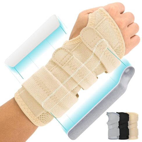 دعامة معصم Vive Carpal Tunnel (يسار أو يمين) - جبيرة دعم اليد المضغوطة للذراع - للرجال والنساء والأطفال والبولينج والتهاب الأوتار والتهاب المفاصل والألم الرياضي والرياضة والجولف - مقاس عالمي قابل للتعديل in Kuwait