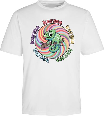 inktastic Karma Chameleon Adult Performance T-Shirt in Saudi Arabia