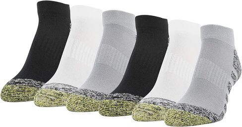 Gold Toe Women's Eco Sport Low Cut Socks, 6-Pairs, Grey-Aqua Assorted, Medium in Saudi Arabia