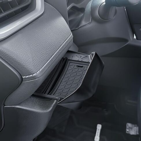 صندوق درج السائق EDBETOS لملحقات Toyota RAV4 2025 2024 2023 2022 2021 2020 2019 منظم درج جانبي للسائقين مع صينية إدراج وحدة التحكم وحصيرة غير قابلة للانزلاق لملحقات RAV4 الداخلية in Saudi Arabia
