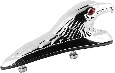 Motorcycle Front Fenders Ornament, Aluminum Eagle Head Statue, Universal Motorcycle Fenders Ornament for Various Models in Saudi Arabia
