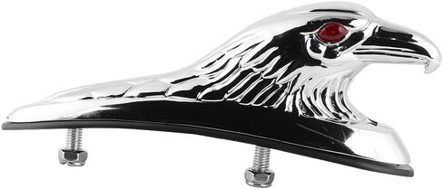 Motorcycle Front Fenders Ornament, Aluminum Eagle Head Statue, Universal Motorcycle Fenders Ornament for Various Models in Saudi Arabia