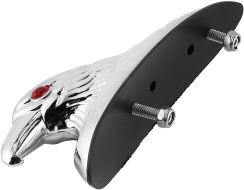 Motorcycle Front Fenders Ornament, Aluminum Eagle Head Statue, Universal Motorcycle Fenders Ornament for Various Models in Saudi Arabia