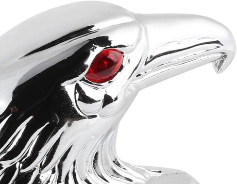 Motorcycle Front Fenders Ornament, Aluminum Eagle Head Statue, Universal Motorcycle Fenders Ornament for Various Models in Saudi Arabia