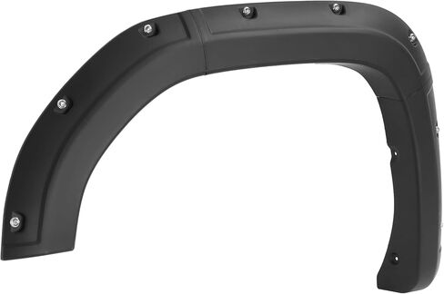 Set of 4 Fender Flares Compatible with 2019-2025 GMC Sierra 1500 4WD & 2WD, Rough Country Pocket Fender Flares Plastic(PP) Textured Black in Saudi Arabia