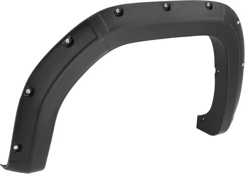 Set of 4 Fender Flares Compatible with 2019-2025 GMC Sierra 1500 4WD & 2WD, Rough Country Pocket Fender Flares Plastic(PP) Textured Black in Saudi Arabia
