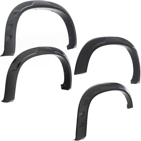 Bushwacker Extend-A-Fender مشاعل أمامية وخلفية ممتدة | طقم مكون من 4 قطع، أسود، لمسة نهائية ناعمة | 20943-02 | يناسب 2017-2022 Ford F-250 مع سرير 6.8 بوصة أو 8.2 بوصة، F-350 Super Duty مع سرير 8.2 بوصة in Saudi Arabia