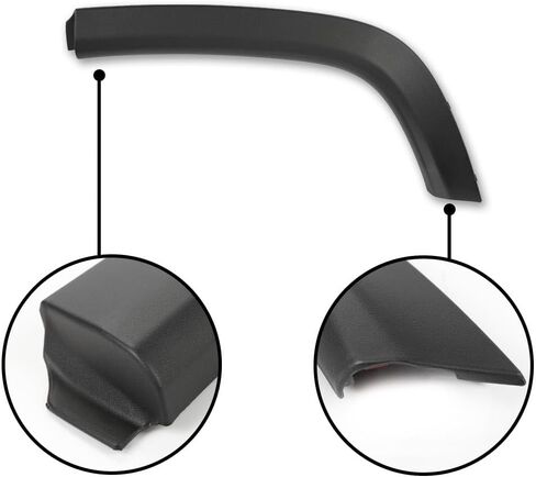 G-PLUS Wheel Fender Molding Fender Flare Rear Left Side Compatible with Jeep Compass 2017-2022 Textured Black Wheel Molding Trim Fender Flare in Saudi Arabia