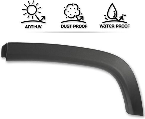 G-PLUS Wheel Fender Molding Fender Flare Rear Left Side Compatible with Jeep Compass 2017-2022 Textured Black Wheel Molding Trim Fender Flare in Saudi Arabia
