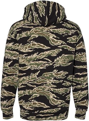 شركة التجارة المستقلة - سترة ثقيلة الوزن بغطاء للرأس - IND4000 - M - Tiger Camo in Saudi Arabia