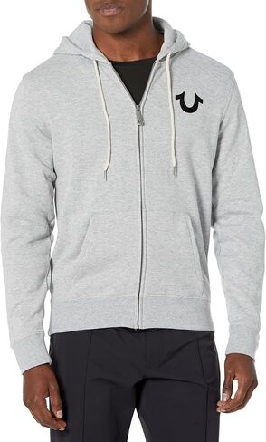 True Religion mens Logo Buddha Zip Hoody in Saudi Arabia