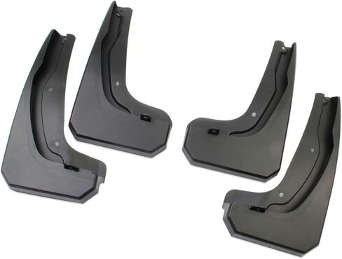 Korlot Black Car Mud Flaps Mudguard Fender Accessories for Hyundai Santa Cruz 2022-2026 in Saudi Arabia