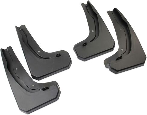 Korlot Black Car Mud Flaps Mudguard Fender Accessories for Hyundai Santa Cruz 2022-2026 in Saudi Arabia