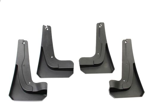 Korlot Black Car Mud Flaps Mudguard Fender Accessories for Hyundai Santa Cruz 2022-2026 in Saudi Arabia