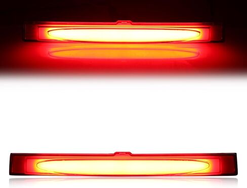 LED Third Brake Light Compatible with 2005 2006 2007 2008 2009 2010 2011 2012 2013 Chevy C6 Corvette, Rear Center Tail Light High Mount Brake Lamp Stop Light, Red Lens in Saudi Arabia
