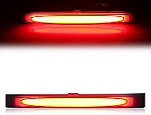 LED Third Brake Light Compatible with 2005 2006 2007 2008 2009 2010 2011 2012 2013 Chevy C6 Corvette, Rear Center Tail Light High Mount Brake Lamp Stop Light, Red Lens in Kuwait