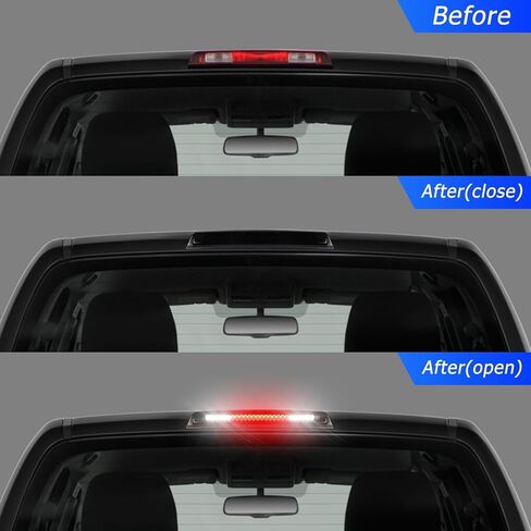 ضوء الفرامل الثالث من AUTOXBERT متوافق مع Titan 2004-2015/2005-2016 Frontier مقاوم للماء LED عالي التركيب ضوء الفرامل الثالث (عدسة دخان الإسكان الأسود) in Saudi Arabia
