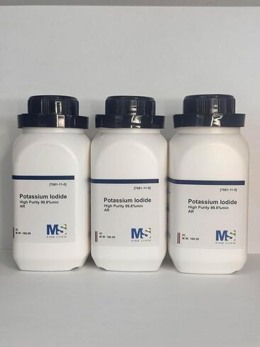 Potassium Iodide, High Purity Crystals/Powder, 100%, 500 Gram in Saudi Arabia