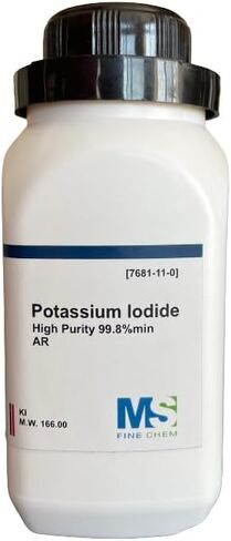 Potassium Iodide, High Purity Crystals/Powder, 100%, 500 Gram in Saudi Arabia