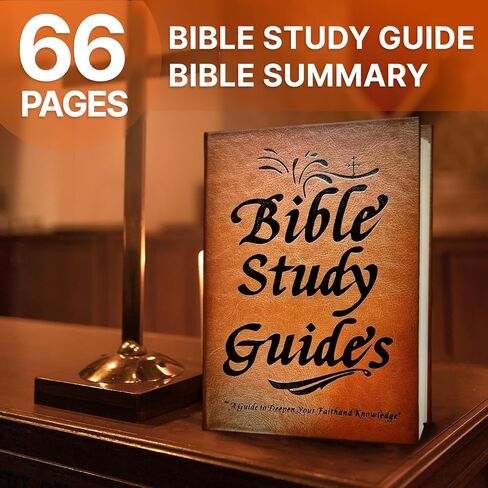 66-Page Bible Study Guide, Year-Long Devotional with Daily Scripture Quotes, Christian Journal for Women, A Guide to Deepen Faith and Knowledge - A5 Size (1pc) in Saudi Arabia