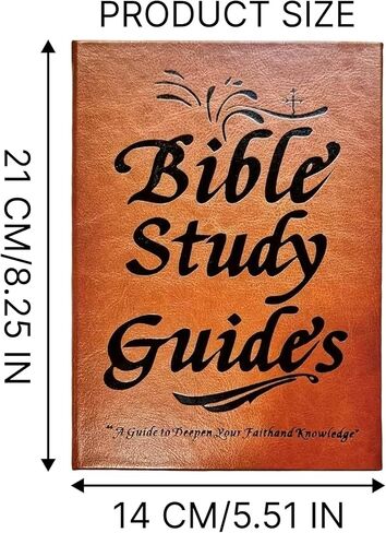 66-Page Bible Study Guide, Year-Long Devotional with Daily Scripture Quotes, Christian Journal for Women, A Guide to Deepen Faith and Knowledge - A5 Size (1pc) in Saudi Arabia