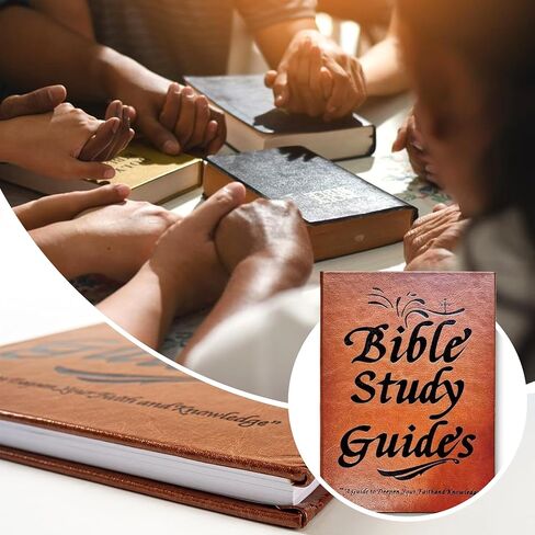 66-Page Bible Study Guide, Year-Long Devotional with Daily Scripture Quotes, Christian Journal for Women, A Guide to Deepen Faith and Knowledge - A5 Size (1pc) in Saudi Arabia