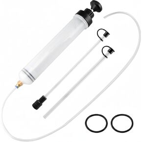 مضخة نقل الزيت اليدوية لنقل السوائل مع خرطوم مطاطي 23.6 بوصة لشفط سائل فرامل وقود السيارات (500 CC) in Kuwait