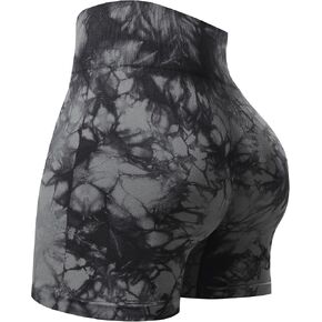 شورت نسائي عالي الخصر للتمرين واليوجا والجيم والتمارين الرياضية والجري in Kuwait