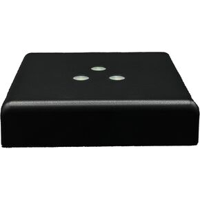 قاعدة إضاءة LED CAPTUR3D، قاعدة إضاءة مربعة للعرض الكريستالي، قاعدة مضاءة لفن الزجاج، مناسبة للأعمال الفنية الكريستالية الزجاجية، حامل عرض مع كابل USB، مناسبة، ديكور للعطلات in Kuwait