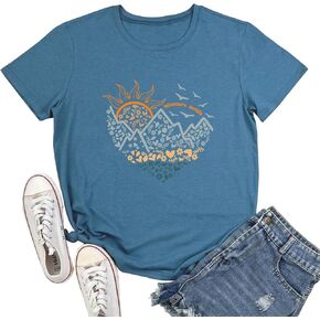 YITAN Women Adventure Tshirt Cute Graphic Tees in Saudi Arabia