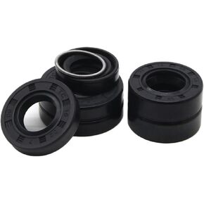 ID 16mm TC NBR Skeleton Oil Seal OD 22mm ~ 36mm 4/5/7/8/10mm Nitrile Rubber Double Lip Oil Rotating Shaft Gaskets(10 pieces,16x24x7mm) in Kuwait