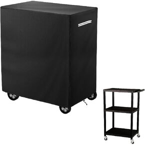 غطاء عربة الهاتف المحمول المقاوم للماء، غطاء عربة الأدوات المحمولة الواقي من الغبار 3 أرفف - 28 بوصة × 18 بوصة × 40 بوصة in Kuwait